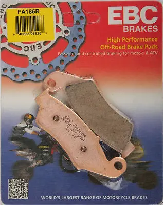 2005-2018 Suzuki Drz400 Sm Ön Fren Balatası Ebc Fa185R Sinterli 2005-2018 Suzuki Drz400 Sm Ön Fren Balatası Ebc Fa185R Sinterli
