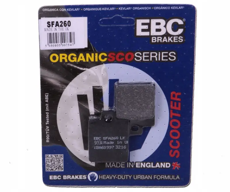 2006-2009 Piaggio Mp3 250 Ön Fren Balatası Ebc Sfa260 2006-2009 Piaggio Mp3 250 Ön Fren Balatası Ebc Sfa260