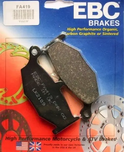 2008-2018 Suzuki Gsx-R 1300 Hayabusa Arka Fren Balatası Ebc Fa419 2008-2018 Suzuki Gsx-R 1300 Hayabusa Arka Fren Balatası Ebc Fa419