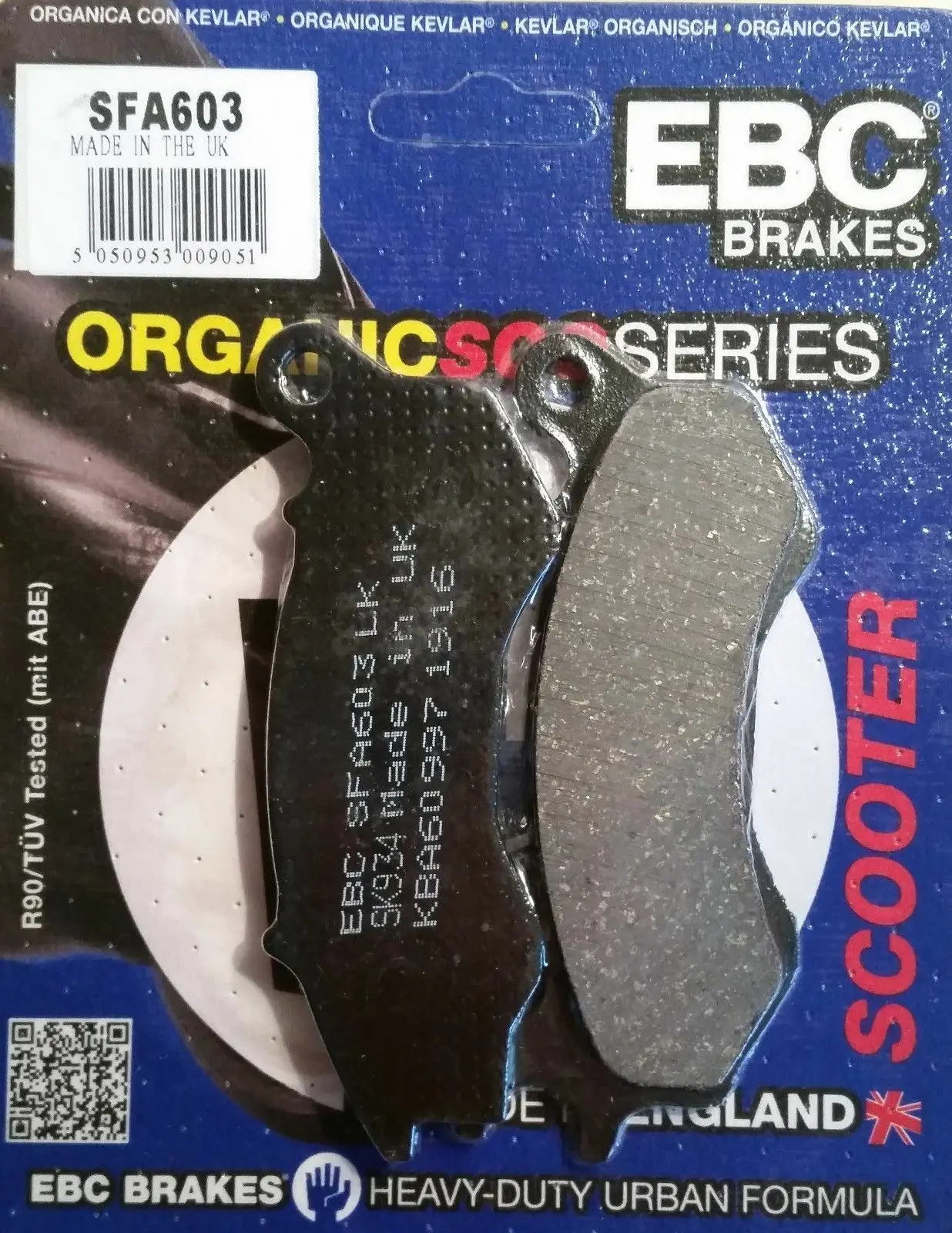 2014-2021 Peugeot Django 50 Ön Fren Balatası Ebc Sfa603 2014-2021 Peugeot Django 50 Ön Fren Balatası Ebc Sfa603