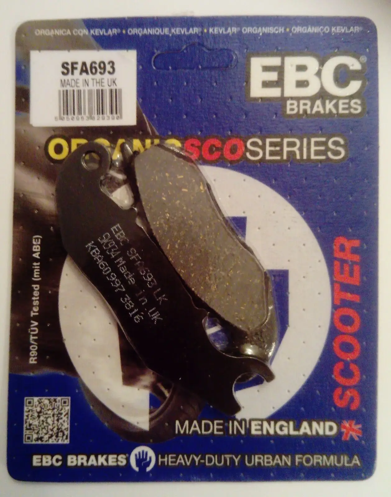 2016-2019 Piaggio Medley 150 Ön Fren Balatası Ebc Sfa693 2016-2019 Piaggio Medley 150 Ön Fren Balatası Ebc Sfa693