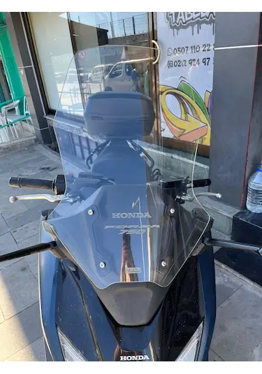 Zeus Motor 21-26 Honda Forza 750 Uzun Ön Cam Şeffaf 63cm Motosiklet Ön Cam