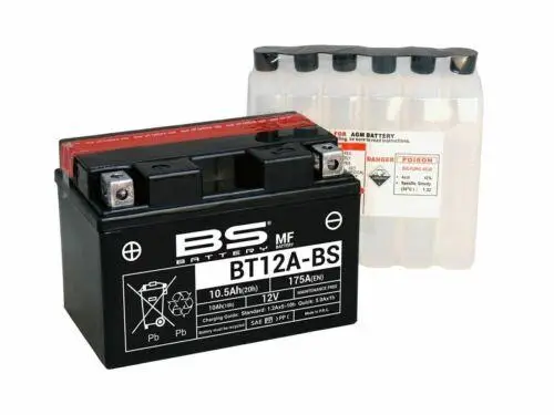 Bs Bt12a-Bs 2012-2016 Kawasaki ER-6 F Uyumlu Akü Sulu Akü Bs Bt12a-Bs 2012-2016 Kawasaki ER-6 F Uyumlu Akü Sulu Akü