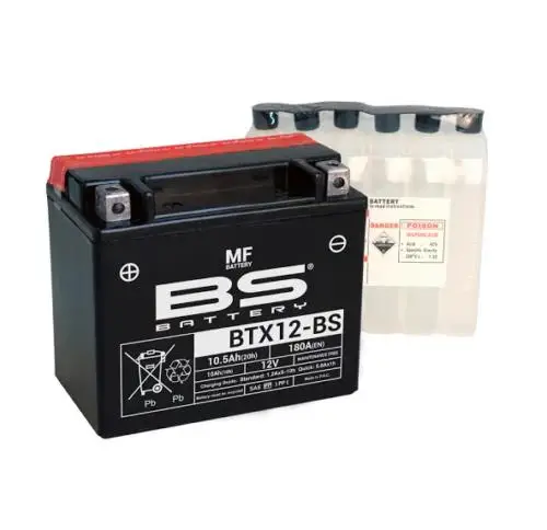 Bs Btx12-Bs 2001-2004 Suzuki GSX-R 1000 Uyumlu Akü Sulu Akü Bs Btx12-Bs 2001-2004 Suzuki GSX-R 1000 Uyumlu Akü Sulu Akü