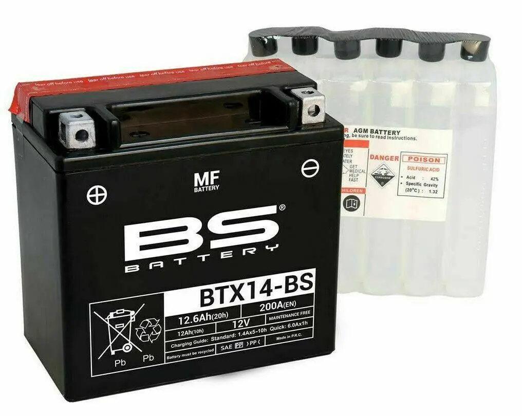 Bs Btx14-Bs 2012-2015 BMW C 600 Sport Uyumlu Akü Sulu Akü Bs Btx14-Bs 2012-2015 BMW C 600 Sport Uyumlu Akü Sulu Akü