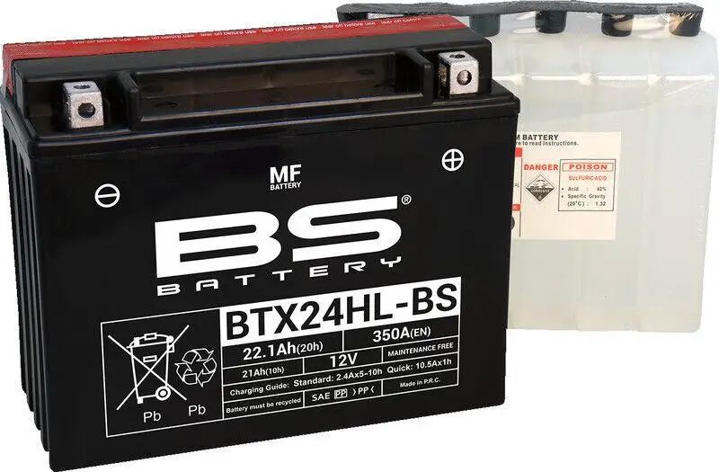 Bs Btx24Hl-Bs 1987-2006 Kawasaki VN 1500 Uyumlu Akü Sulu Akü Bs Btx24Hl-Bs 1987-2006 Kawasaki VN 1500 Uyumlu Akü Sulu Akü