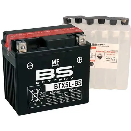 Bs Btx5l-Bs 2007-2011 KTM 250 EXC-F Six Days Uyumlu Akü Sulu Akü Bs Btx5l-Bs 2007-2011 KTM 250 EXC-F Six Days Uyumlu Akü Sulu Akü