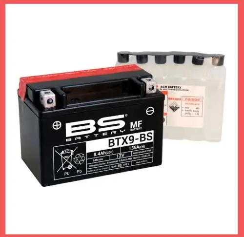 Bs Btx9-Bs 2023-2024 Suzuki GSX 8R Uyumlu Akü Sulu Akü Bs Btx9-Bs 2023-2024 Suzuki GSX 8R Uyumlu Akü Sulu Akü