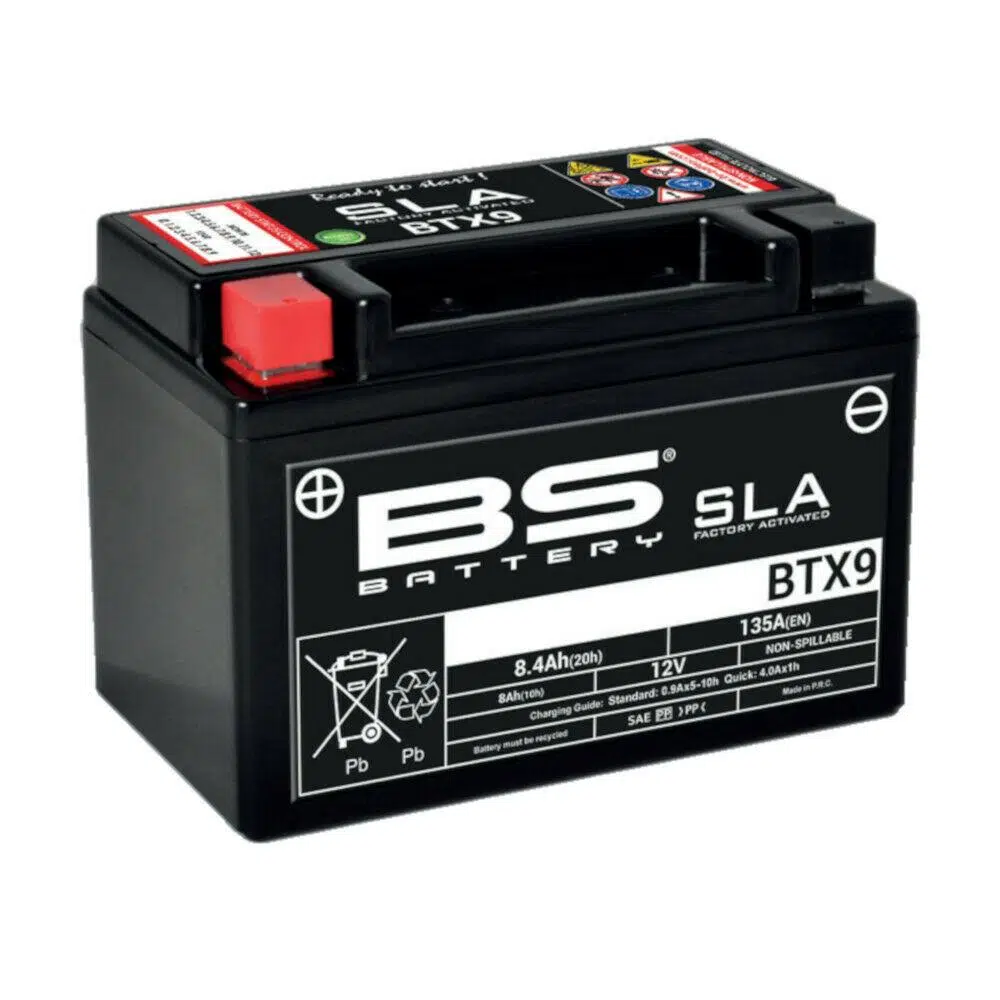Bs Btx9 Sla 2017-2024 Triumph Bonneville Bobber Uyumlu Akü Jel Akü