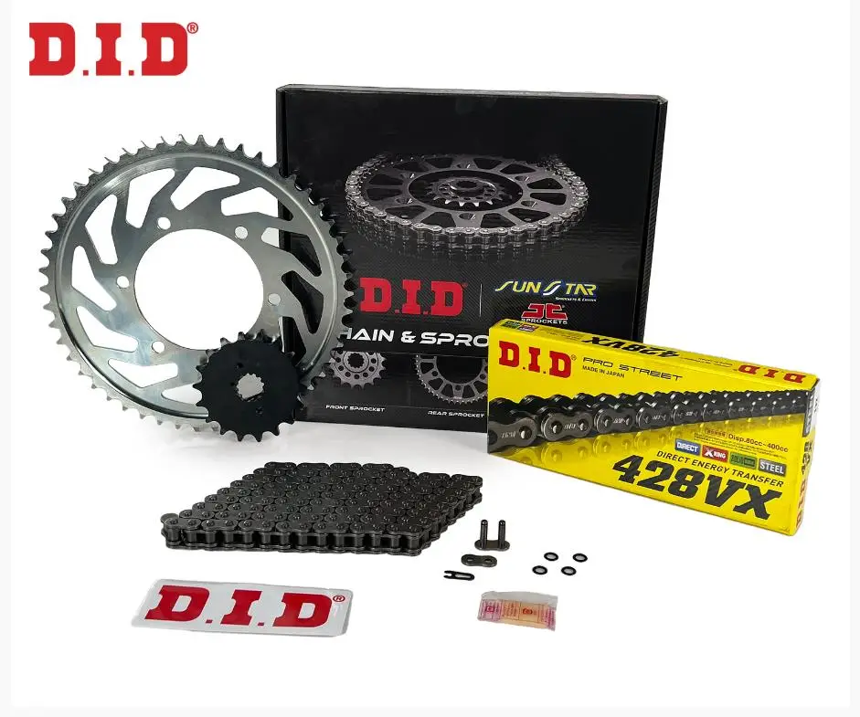 Did 428Vx-Jt 2017-2024 Suzuki GSX-R 125 Uyumlu Zincir Dişli Set Çelik Renk Did 428Vx-Jt 2017-2024 Suzuki GSX-R 125 Uyumlu Zincir Dişli Set Çelik Renk