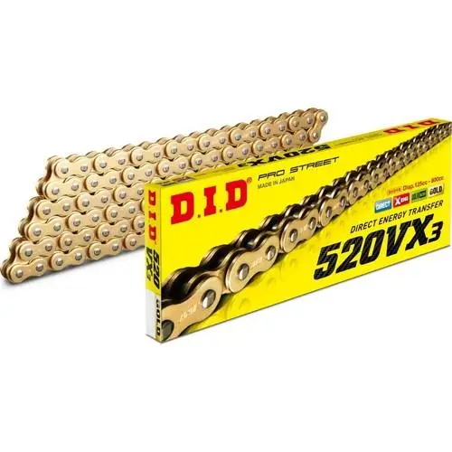 Did 520-118Vx3 2008-2022 KTM 690 Enduro R Uyumlu Zincir Vx3 Xring Gold (Sarı) Renk Did 520-118Vx3 2008-2022 KTM 690 Enduro R Uyumlu Zincir Vx3 Xring Gold (Sarı) Renk
