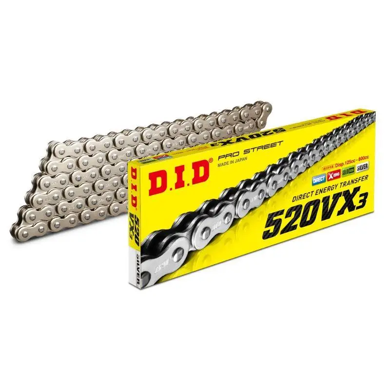 Did 520-118Vx3 2021-2022 Husqvarna Svartpilen 125 Uyumlu Zincir Vx3 Xring Silver (Gümüş) Renk Did 520-118Vx3 2021-2022 Husqvarna Svartpilen 125 Uyumlu Zincir Vx3 Xring Silver (Gümüş) Renk