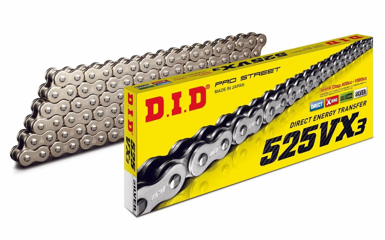 Did 525-126Vx3 2022-2023 Ducati Multistrada V4 Pikes Peak Uyumlu Zincir Vx3 Xring Silver (Gümüş) Renk Did 525-126Vx3 2022-2023 Ducati Multistrada V4 Pikes Peak Uyumlu Zincir Vx3 Xring Silver (Gümüş) Renk