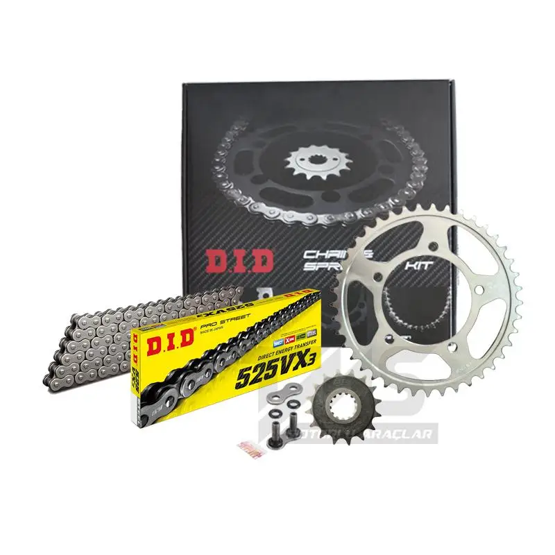 Did-Jt 2011-2016 Suzuki GSR 750 Uyumlu Zincir Dişli Set Çelik Renk Did-Jt 2011-2016 Suzuki GSR 750 Uyumlu Zincir Dişli Set Çelik Renk