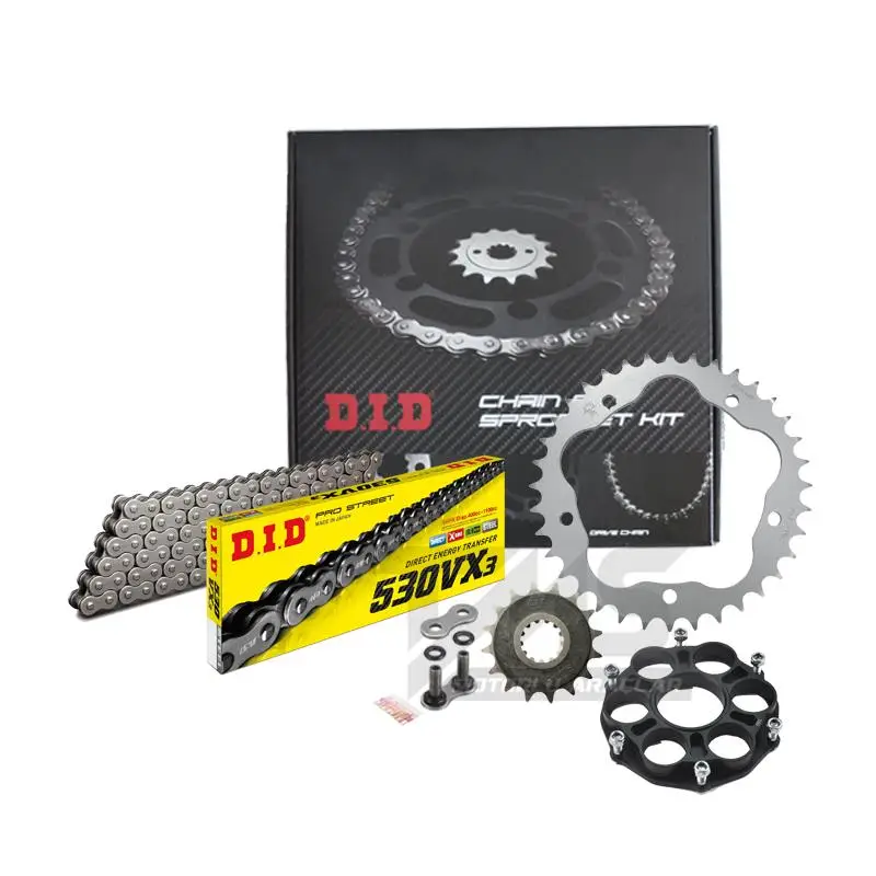 Did-Jt 2012-2017 Ducati Multistrada 1200 Pikes Peak Uyumlu Zincir Dişli Set Çelik Renk Did-Jt 2012-2017 Ducati Multistrada 1200 Pikes Peak Uyumlu Zincir Dişli Set Çelik Renk