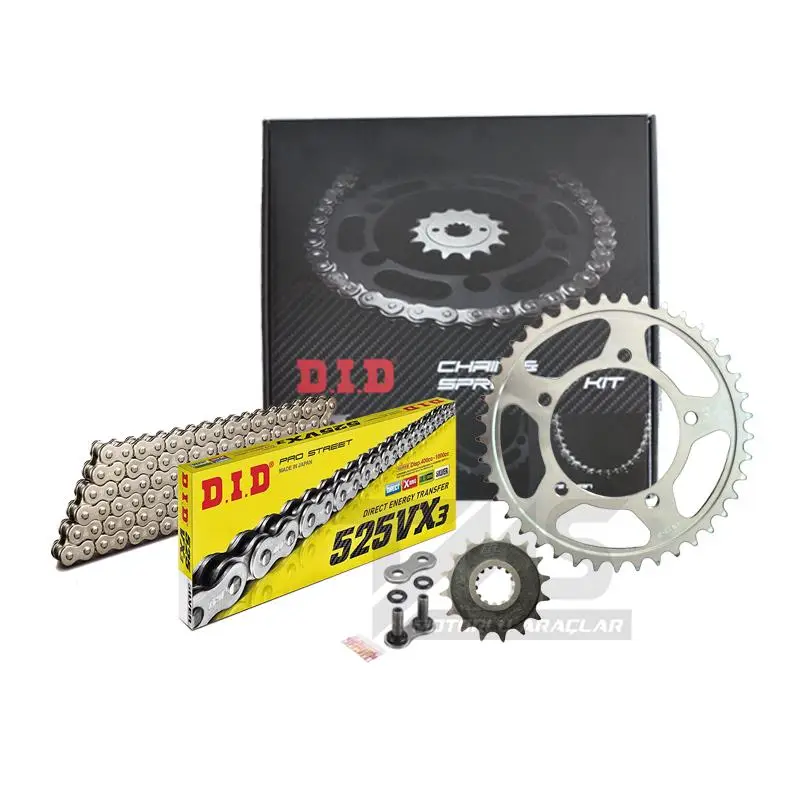 Did-Jt 2019-2021 Ducati Diavel 1260 S Uyumlu Zincir Dişli Set Silver(Gümüş) Renk Did-Jt 2019-2021 Ducati Diavel 1260 S Uyumlu Zincir Dişli Set Silver(Gümüş) Renk