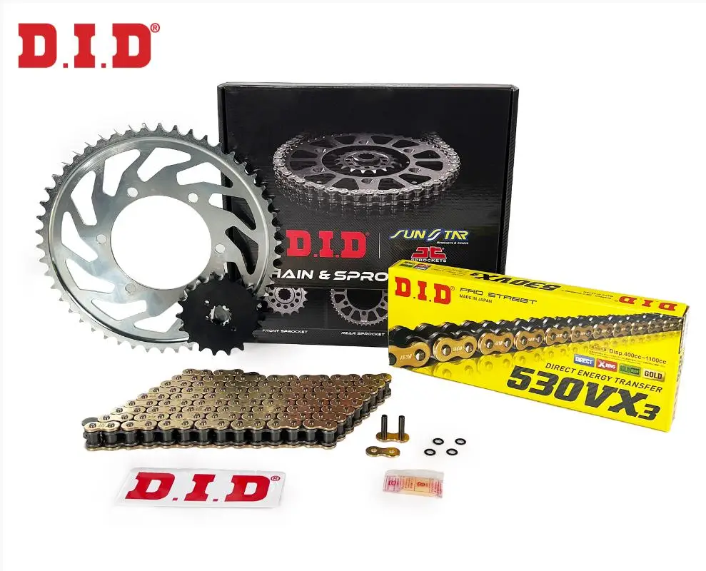 Did-Sunstar 2006-2010 Kawasaki ZZR 1400 ABS Uyumlu Zincir Dişli Set Gold (Sarı) Renk Did-Sunstar 2006-2010 Kawasaki ZZR 1400 ABS Uyumlu Zincir Dişli Set Gold (Sarı) Renk