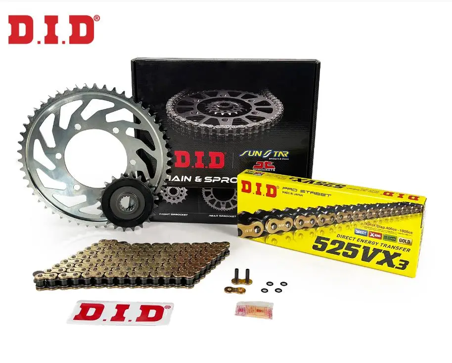 Did-Sunstar 2011-2016 Suzuki GSR 750 Uyumlu Zincir Dişli Set Gold (Sarı) Renk Did-Sunstar 2011-2016 Suzuki GSR 750 Uyumlu Zincir Dişli Set Gold (Sarı) Renk