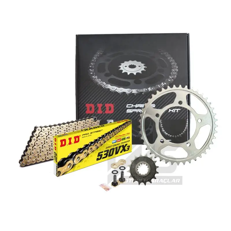 Did-Sunstar 2010-2016 Suzuki GSX 1250 FA Uyumlu Zincir Dişli Set Gold (Sarı) Renk Did-Sunstar 2010-2016 Suzuki GSX 1250 FA Uyumlu Zincir Dişli Set Gold (Sarı) Renk