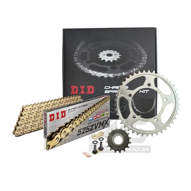 Did Zvm-x-Jt 2023-2024 Suzuki GSX 8R Uyumlu Zincir Dişli Set Gold (Sarı) Renk Did Zvm-x-Jt 2023-2024 Suzuki GSX 8R Uyumlu Zincir Dişli Set Gold (Sarı) Renk