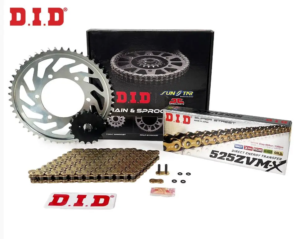 Did Zvm-x-Jt 2023-2024 Suzuki GSX 8R Uyumlu Zincir Dişli Set Gold (Sarı) Renk Did Zvm-x-Jt 2023-2024 Suzuki GSX 8R Uyumlu Zincir Dişli Set Gold (Sarı) Renk