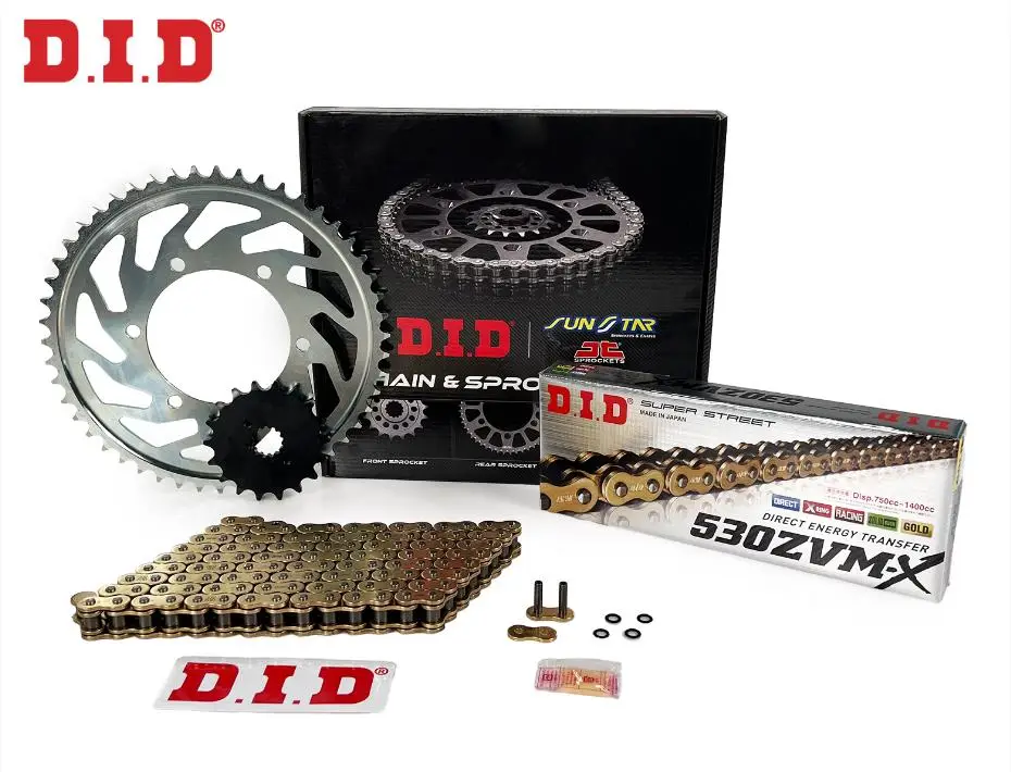 Did Zvmx-Sunstar 2006-2010 Honda CBF 1000 Uyumlu Zincir Dişli Set Gold (Sarı) Renk Did Zvmx-Sunstar 2006-2010 Honda CBF 1000 Uyumlu Zincir Dişli Set Gold (Sarı) Renk
