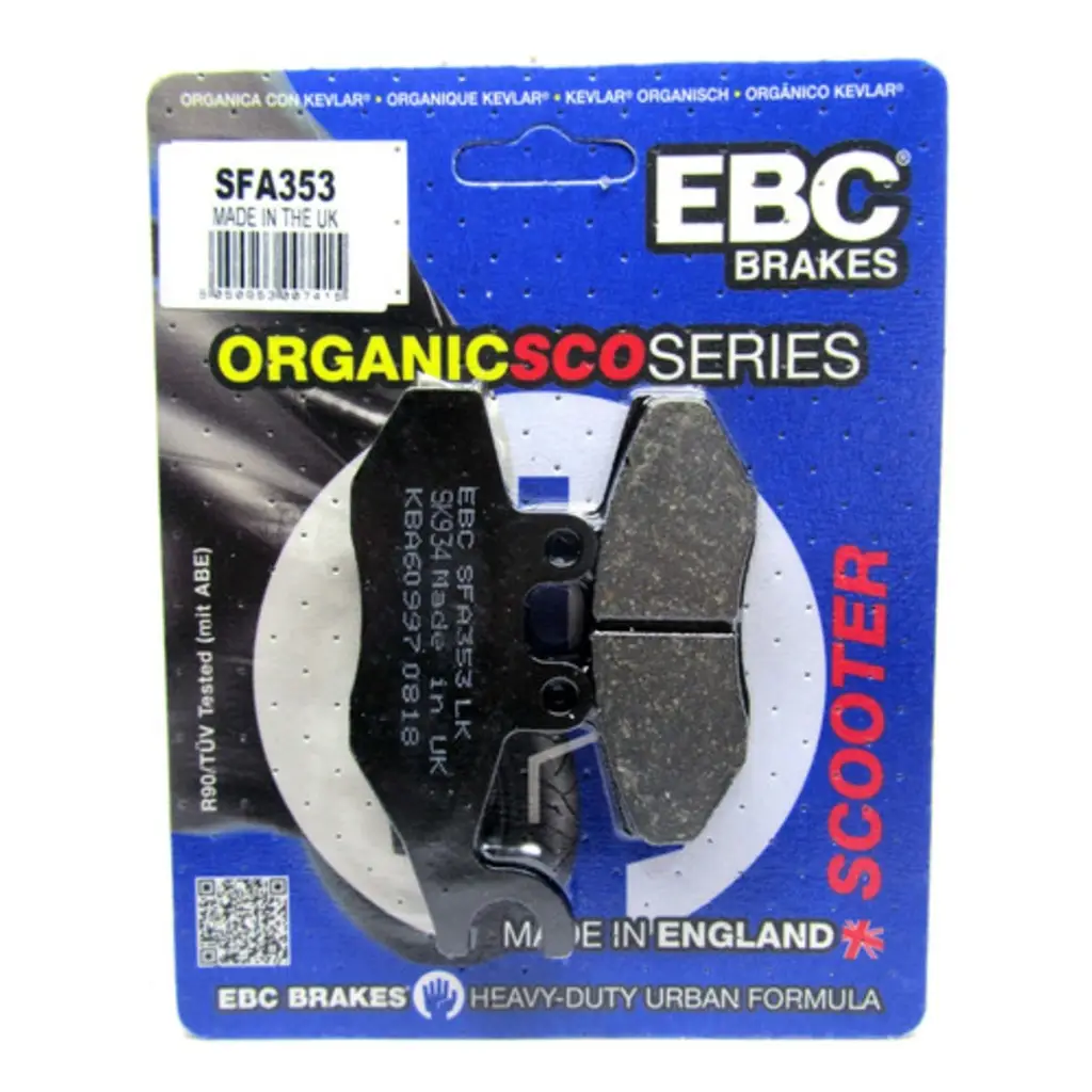 Ebc 2010-2021 Piaggio Beverly 300 RST Ön Fren Balatası SFA353 Ebc 2010-2021 Piaggio Beverly 300 RST Ön Fren Balatası SFA353