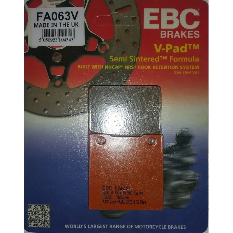 Ebc Fa063V 1998-2006 Suzuki GSX 600 F Uyumlu Arka Fren Balatası Yarı Sinterli Balata Ebc Fa063V 1998-2006 Suzuki GSX 600 F Uyumlu Arka Fren Balatası Yarı Sinterli Balata
