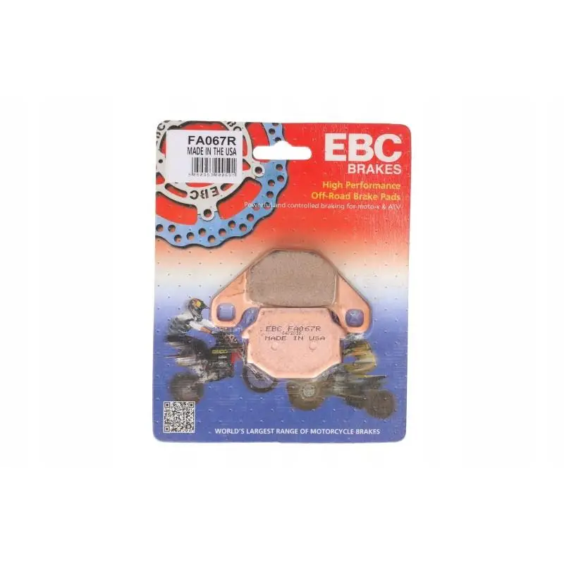 Ebc Fa067R 1991-2001 Kawasaki ZZR 250 Uyumlu Arka Fren Balatası Sinterli Balata Ebc Fa067R 1991-2001 Kawasaki ZZR 250 Uyumlu Arka Fren Balatası Sinterli Balata