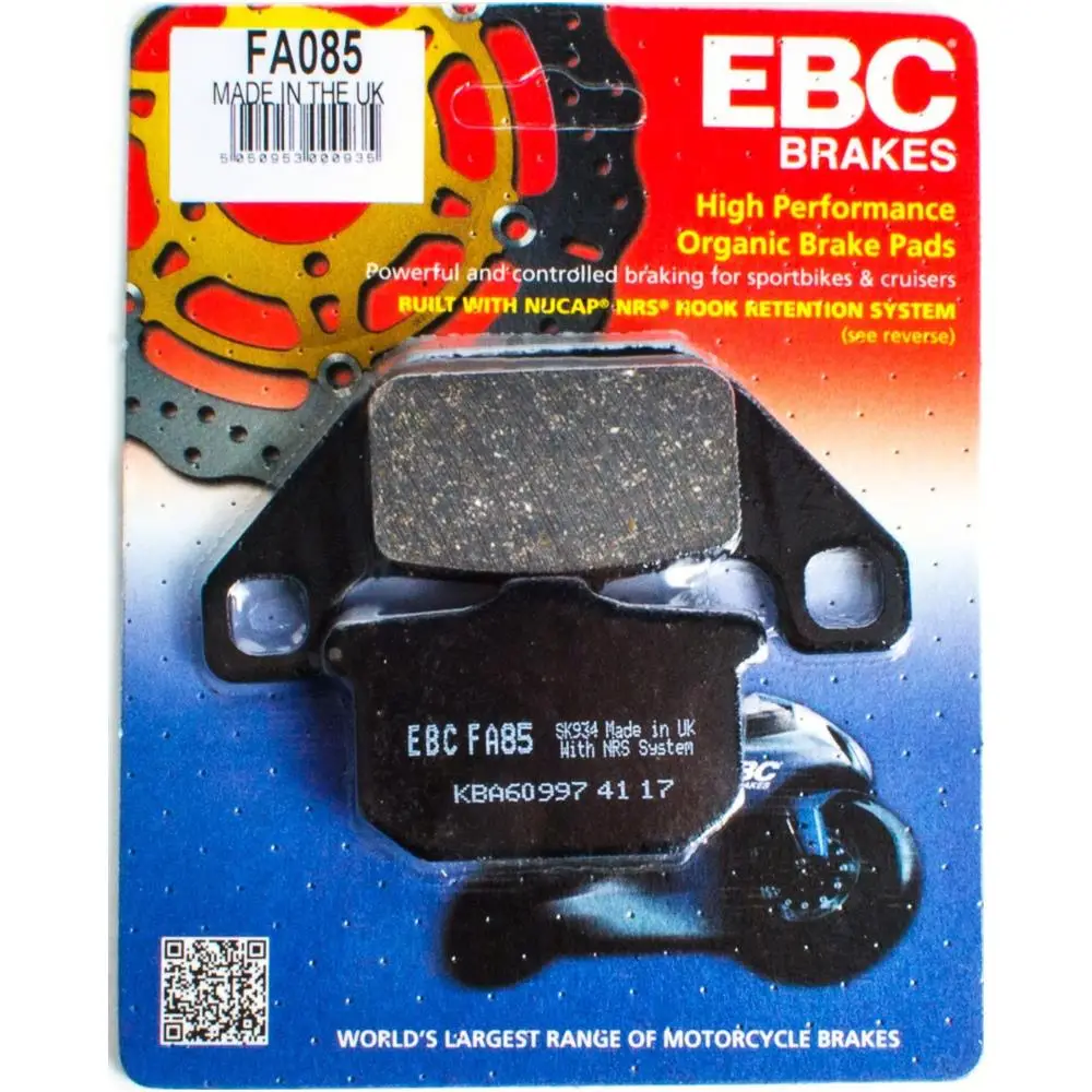 Ebc Fa085 1990-2004 Kawasaki EN 500 Uyumlu Ön Fren Balatası Organik Balata Ebc Fa085 1990-2004 Kawasaki EN 500 Uyumlu Ön Fren Balatası Organik Balata