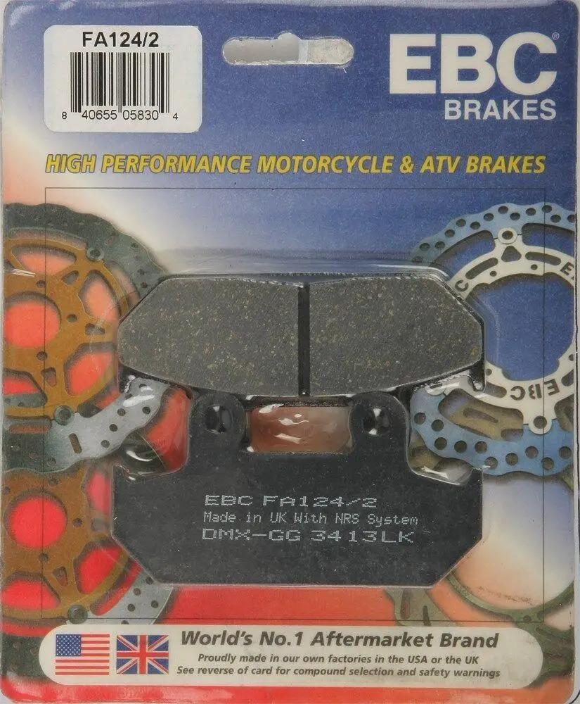 Ebc Fa124/2 1991-1993 Honda XL 600 Transalp Uyumlu Ön Fren Balatası Organik Balata Ebc Fa124/2 1991-1993 Honda XL 600 Transalp Uyumlu Ön Fren Balatası Organik Balata