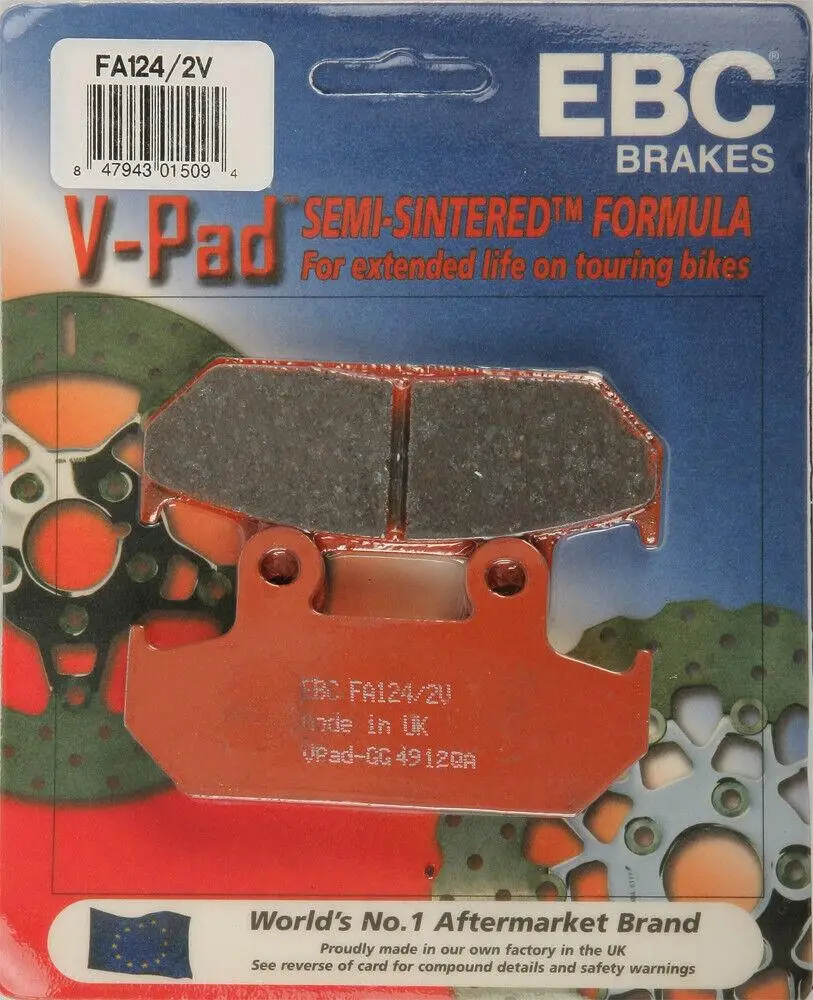 Ebc Fa124/2V 1991-1993 Honda XL 600 Transalp Uyumlu Ön Fren Balatası Yarı Sinterli Balata Ebc Fa124/2V 1991-1993 Honda XL 600 Transalp Uyumlu Ön Fren Balatası Yarı Sinterli Balata