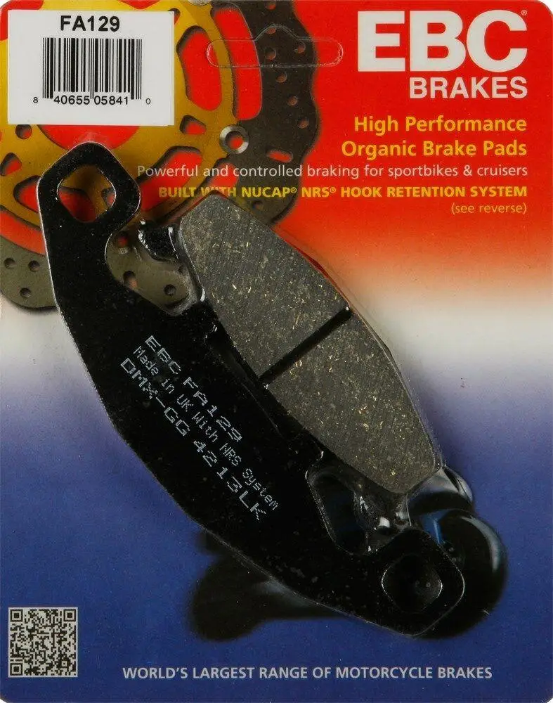 Ebc Fa129 1990-2001 Kawasaki ZZR 250 Uyumlu Ön Fren Balatası Organik Balata Ebc Fa129 1990-2001 Kawasaki ZZR 250 Uyumlu Ön Fren Balatası Organik Balata