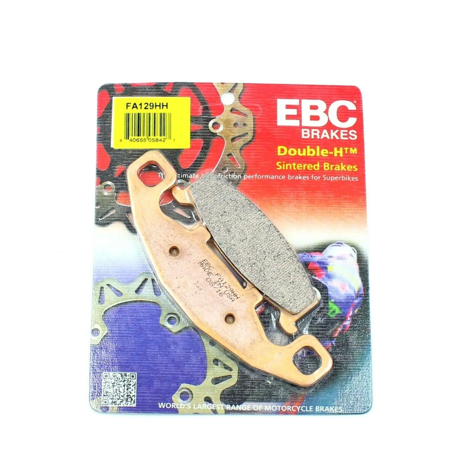 Ebc Fa129Hh 1990-2001 Kawasaki ZZR 250 Uyumlu Ön Fren Balatası Sinterli Balata Ebc Fa129Hh 1990-2001 Kawasaki ZZR 250 Uyumlu Ön Fren Balatası Sinterli Balata