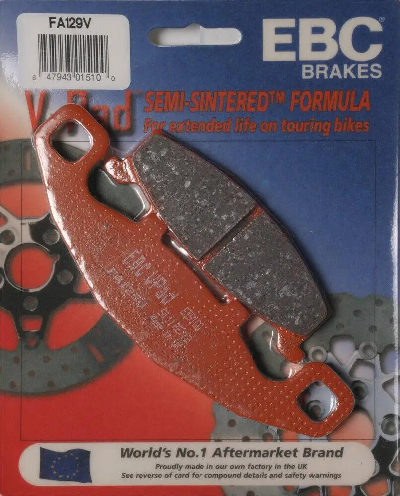 Ebc Fa129V 1990-1992 Kawasaki ZZR 1100 Uyumlu Arka Fren Balatası Yarı Sinterli Balata Ebc Fa129V 1990-1992 Kawasaki ZZR 1100 Uyumlu Arka Fren Balatası Yarı Sinterli Balata
