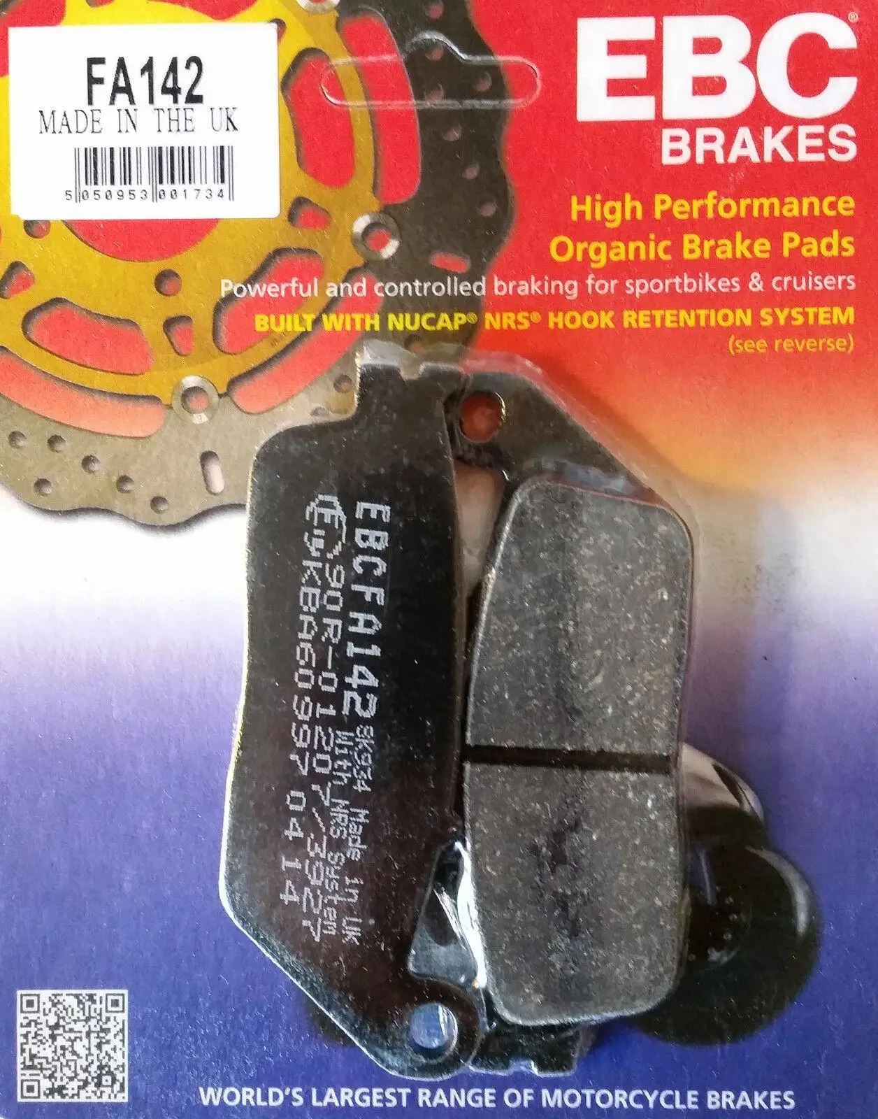 Ebc Fa142 2022-2023 Kawasaki Z 650 RS Uyumlu Ön Fren Balatası Organik Balata Ebc Fa142 2022-2023 Kawasaki Z 650 RS Uyumlu Ön Fren Balatası Organik Balata
