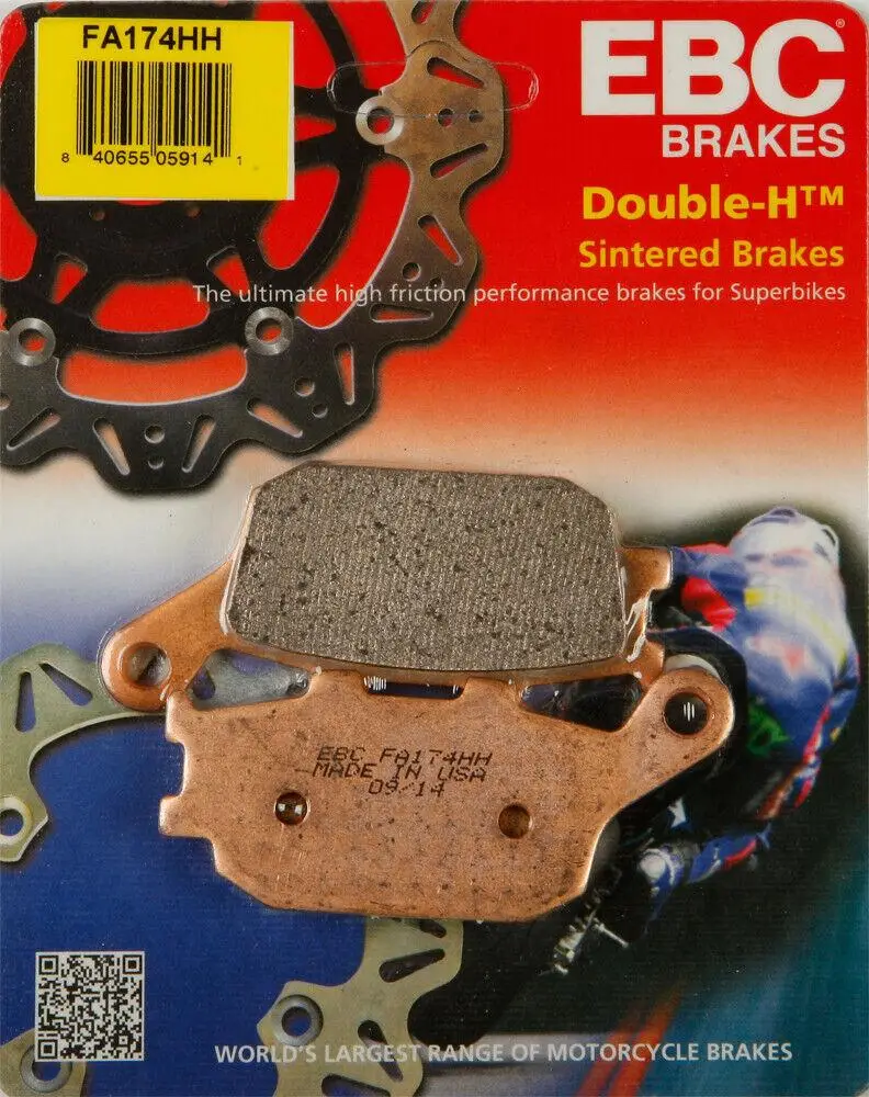 Ebc Fa174Hh 2023-2024 Suzuki GSX 8S Uyumlu Arka Fren Balatası Sinterli Balata Ebc Fa174Hh 2023-2024 Suzuki GSX 8S Uyumlu Arka Fren Balatası Sinterli Balata