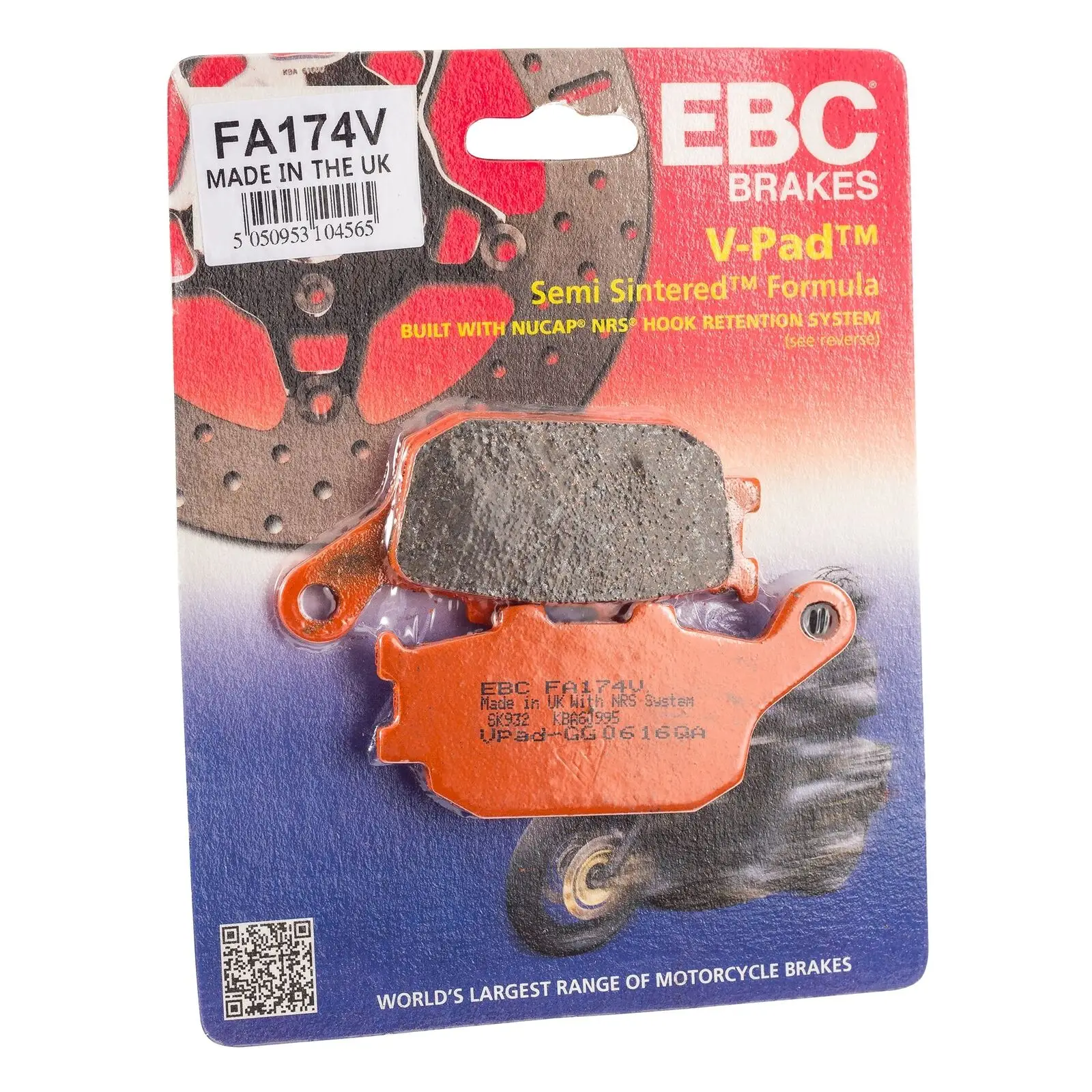 Ebc Fa174V 2006 Suzuki Gsf 1200 Bandit S Arka Fren Balatası Ebc Fa174V 2006 Suzuki Gsf 1200 Bandit S Arka Fren Balatası
