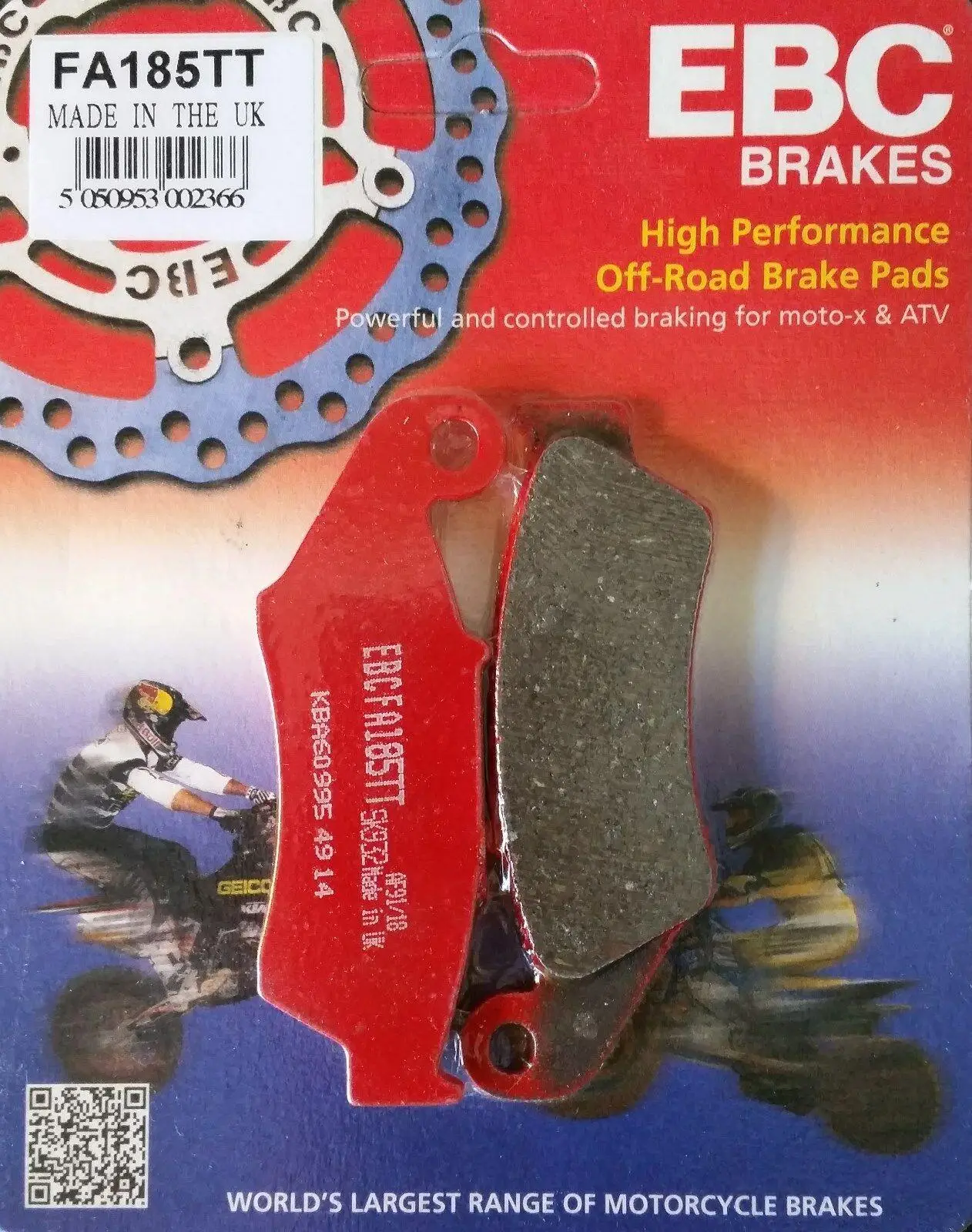 Ebc Fa185Tt 1994-2003 Honda XRV 750 Africa Twin Uyumlu Ön Fren Balatası Karbon Balata Ebc Fa185Tt 1994-2003 Honda XRV 750 Africa Twin Uyumlu Ön Fren Balatası Karbon Balata
