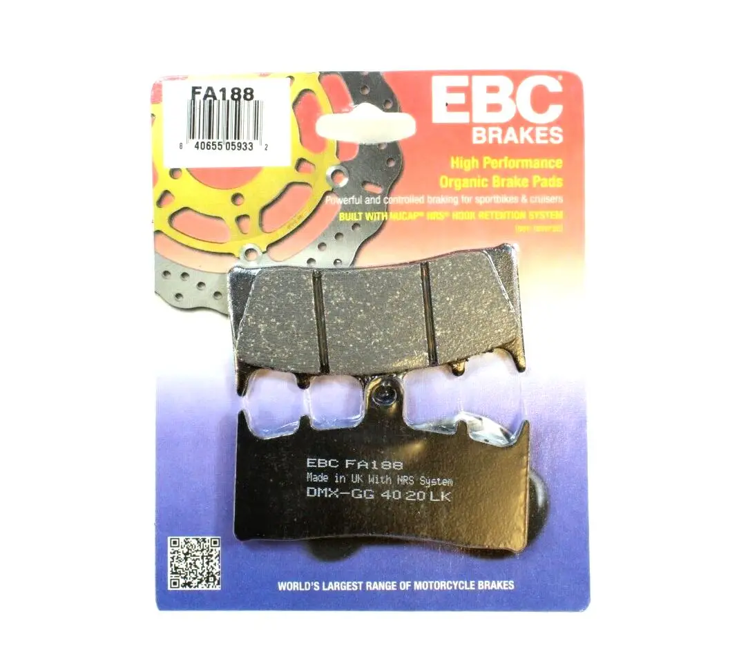Ebc Fa188 2001-2005 Suzuki GSF 1200 Bandit S Uyumlu Ön Fren Balatası Organik Balata Ebc Fa188 2001-2005 Suzuki GSF 1200 Bandit S Uyumlu Ön Fren Balatası Organik Balata