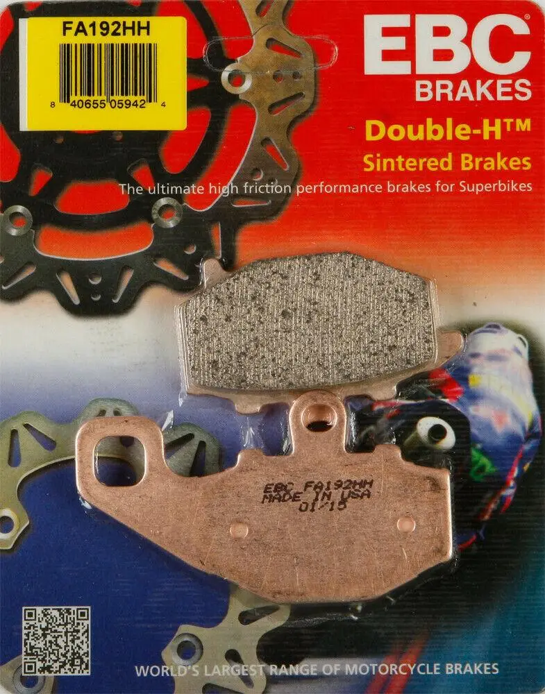 Ebc Fa192Hh 1995-2016 Kawasaki Ninja ZX-6R (ZX600) Uyumlu Arka Fren Balatası Sinterli Balata Ebc Fa192Hh 1995-2016 Kawasaki Ninja ZX-6R (ZX600) Uyumlu Arka Fren Balatası Sinterli Balata