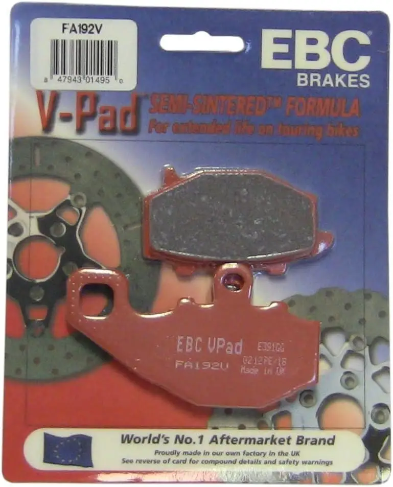 Ebc Fa192V 1994-2004 Kawasaki ZX-9 R Uyumlu Arka Fren Balatası Yarı Sinterli Balata Ebc Fa192V 1994-2004 Kawasaki ZX-9 R Uyumlu Arka Fren Balatası Yarı Sinterli Balata