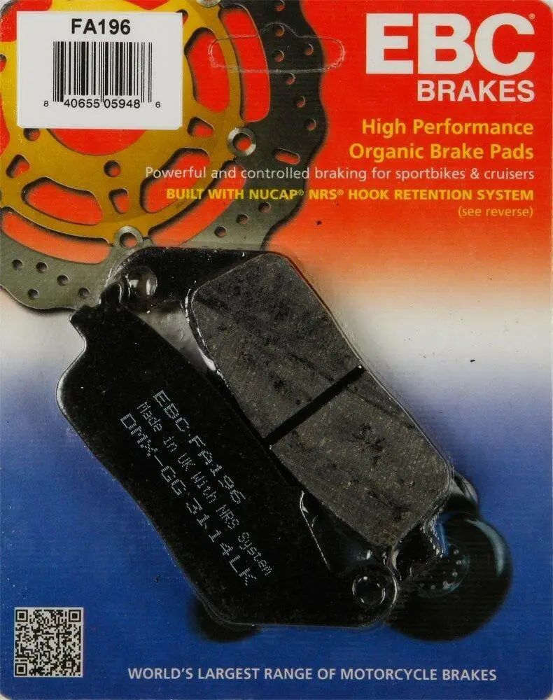 Ebc Fa196 2000-2014 Kymco Venox 250 Uyumlu Ön Fren Balatası Organik Balata Ebc Fa196 2000-2014 Kymco Venox 250 Uyumlu Ön Fren Balatası Organik Balata