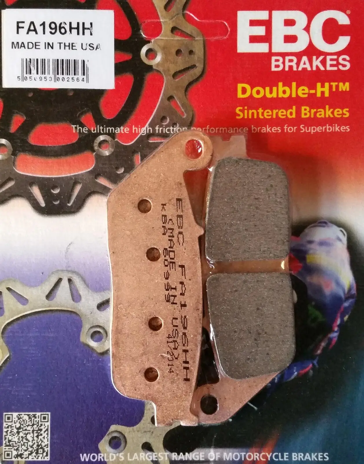 Ebc Fa196Hh 1998-2010 Honda VTR 250 Uyumlu Ön Fren Balatası Sinterli Balata Ebc Fa196Hh 1998-2010 Honda VTR 250 Uyumlu Ön Fren Balatası Sinterli Balata