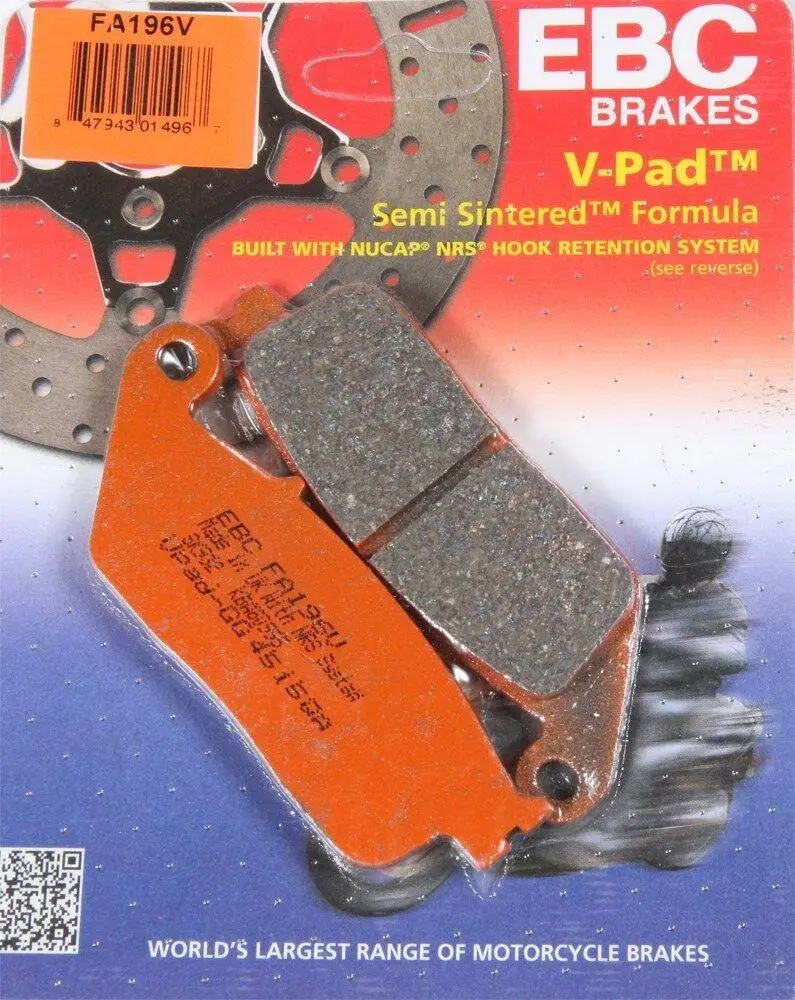 Ebc Fa196V 2000-2014 Kymco Venox 250 Uyumlu Ön Fren Balatası Yarı Sinterli Balata Ebc Fa196V 2000-2014 Kymco Venox 250 Uyumlu Ön Fren Balatası Yarı Sinterli Balata
