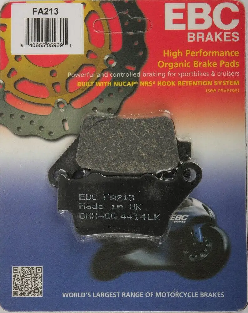 Ebc Fa213 2005-2011 KTM 990 Super Duke Uyumlu Arka Fren Balatası Organik Balata Ebc Fa213 2005-2011 KTM 990 Super Duke Uyumlu Arka Fren Balatası Organik Balata