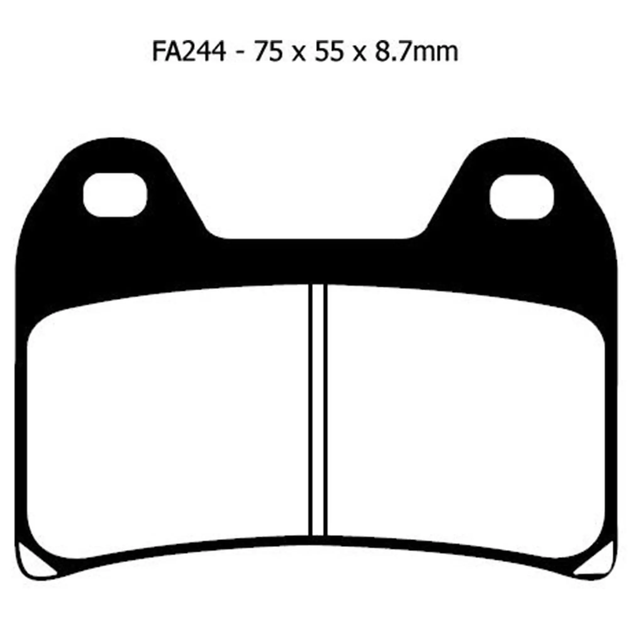 Ebc Fa244 2003-2011 Moto Guzzi Breva 750 Uyumlu Ön Fren Balatası Organik Balata Ebc Fa244 2003-2011 Moto Guzzi Breva 750 Uyumlu Ön Fren Balatası Organik Balata