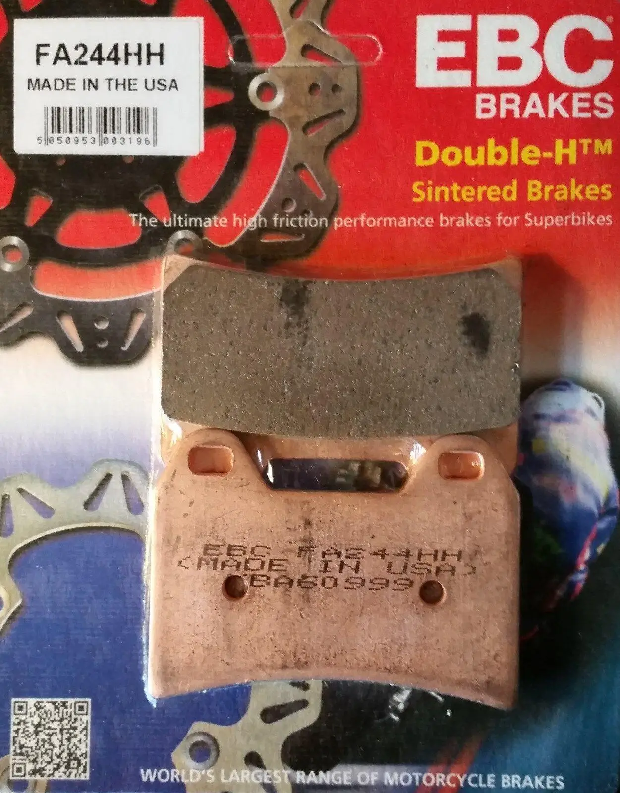 Ebc Fa244Hh 1999-2007 KTM 640 Duke II Uyumlu Ön Fren Balatası Sinterli Balata Ebc Fa244Hh 1999-2007 KTM 640 Duke II Uyumlu Ön Fren Balatası Sinterli Balata