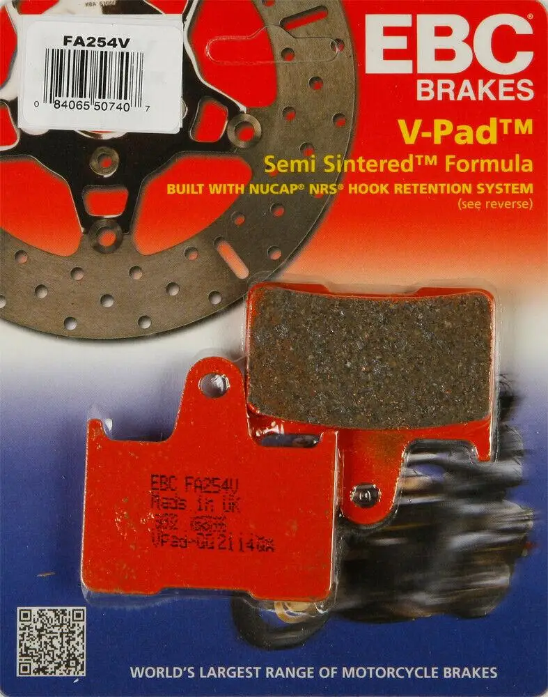 Ebc Fa254V 2004-2005 Suzuki GSX-R 600 Srad Uyumlu Arka Fren Balatası Yarı Sinterli Balata Ebc Fa254V 2004-2005 Suzuki GSX-R 600 Srad Uyumlu Arka Fren Balatası Yarı Sinterli Balata