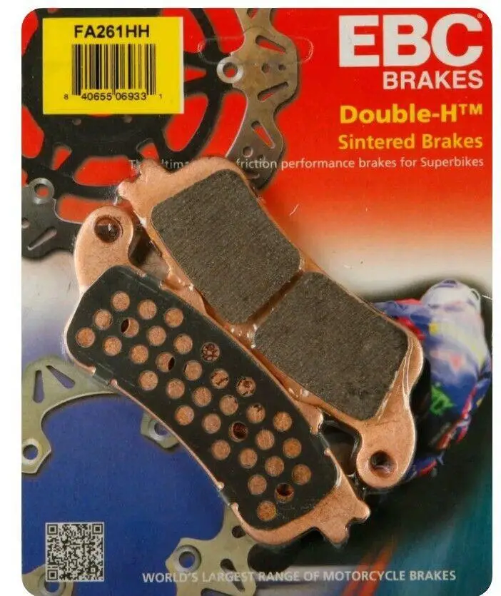Ebc Fa261Hh 1998-2001 Honda VFR 800 Uyumlu Arka Fren Balatası Sinterli Balata Ebc Fa261Hh 1998-2001 Honda VFR 800 Uyumlu Arka Fren Balatası Sinterli Balata